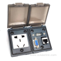 Multi panel socket combination RJ45 Jack and D-SUB